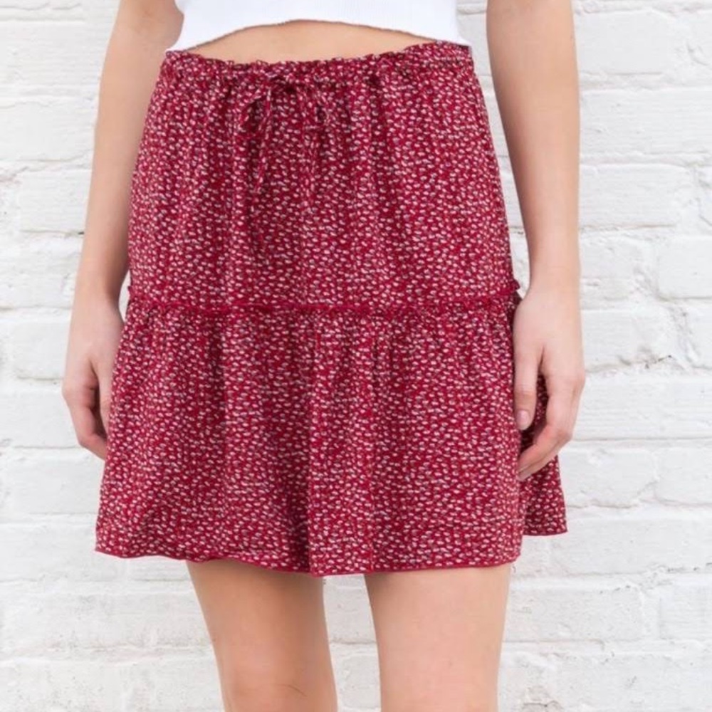 Brandy Melville red skirt